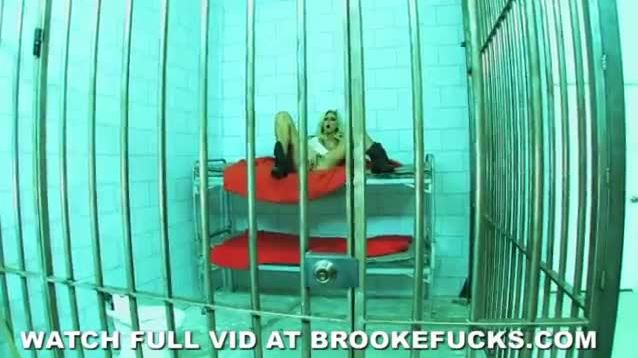 Brooke banner in jail masterbates