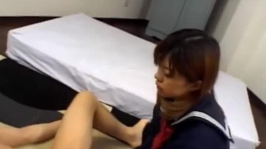Japanese ffm threesome in home room