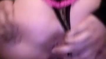 Aquapussy rubs big ass as she bounces on cock