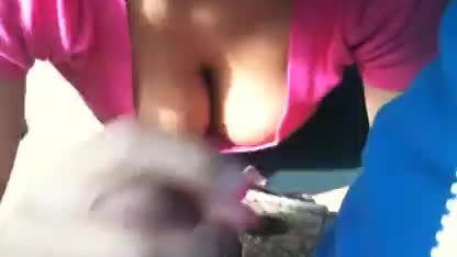 Busty blowjob from amateur