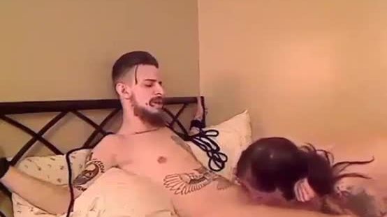 Shy girl gets a facial from his big dick