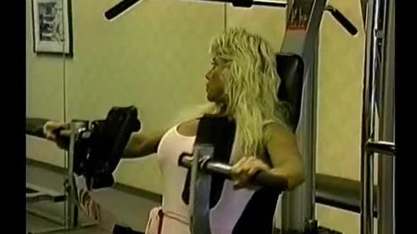 Beverlee hills at the gym