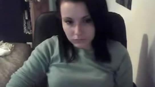 Hot teen with new webcam masturbating on webcam