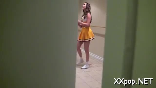 Girl chokes on a penis