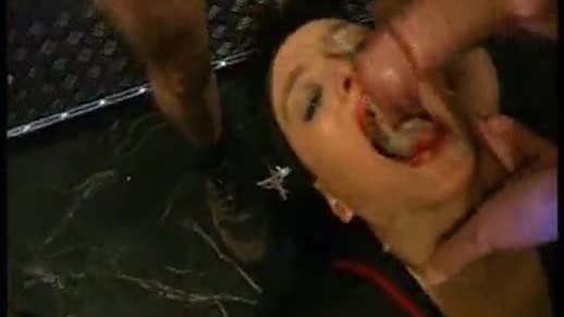 Betty swallows a lot of cum