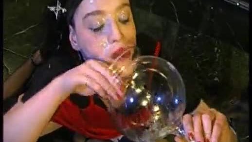 Betty swallows a lot of cum