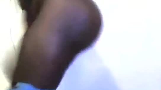 Big booty shaking black babe with big tits