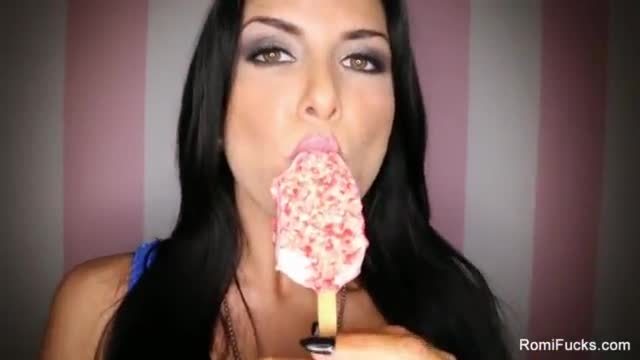 Romi rain sexy ice cream