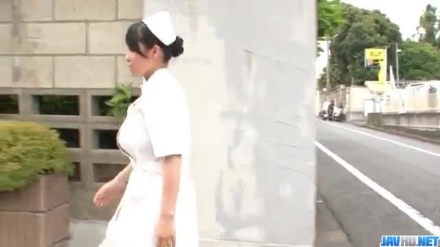 Miho tsujii asian nurse in need for cock in her pussy