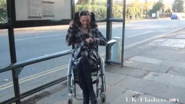 Paraprincess public nudity and handicapped pornstar flashing