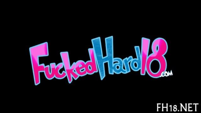 Petite anal hole is fucked