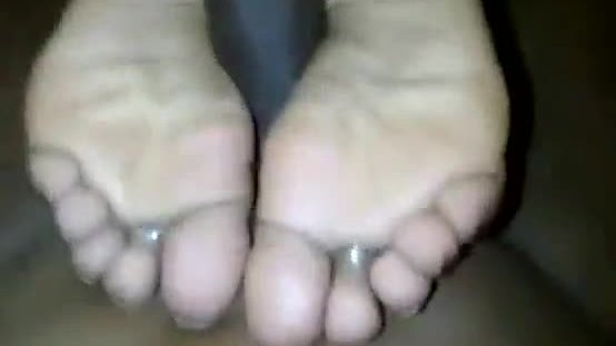 Feet massage by tamil wife