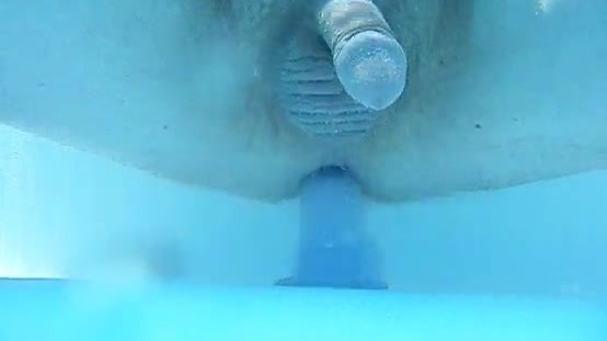 Underwater anal fuck