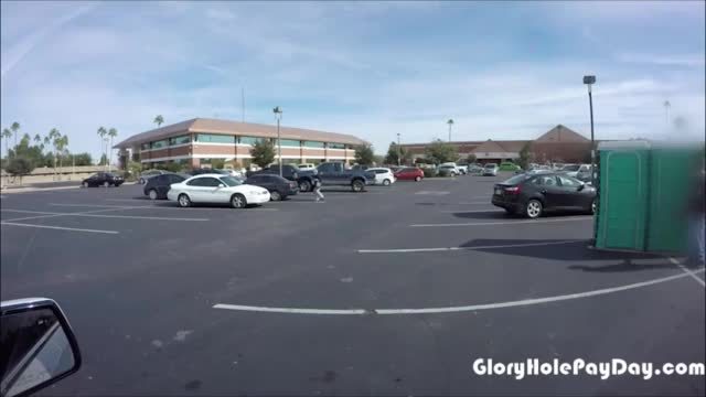 Teen sucks off strangers in parking lot in public