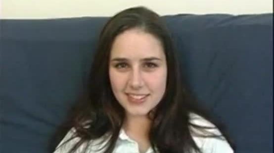 Hot freaky chick touches her private parts for the camera